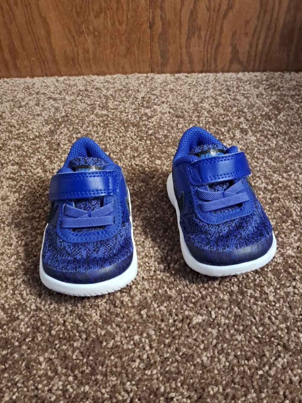 Nike Infant Flex Contact Blue/Black/White 917935-402 Sneakers - Picture 8 of 8